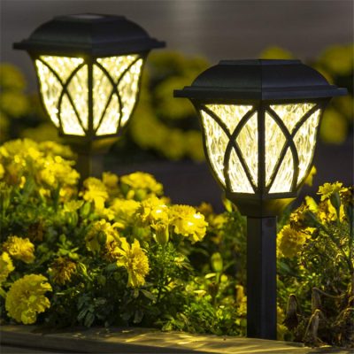 Best quality classic black solar landscape lights (5)