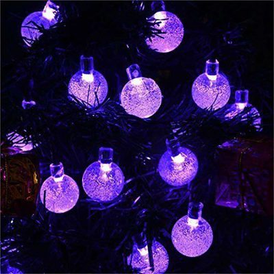 Crystal waterproof solar string light for garden (3)