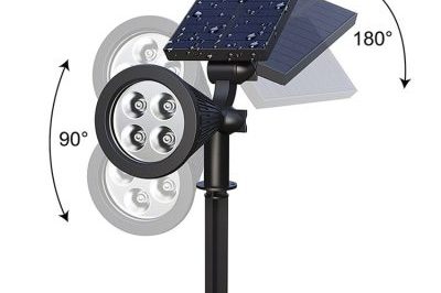 High brightness color-changing solar spot lights (1)