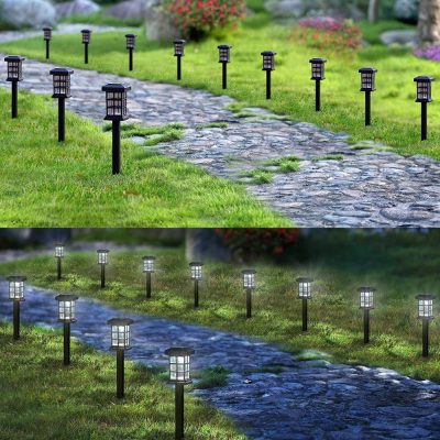 Lawn walkway square led landscape lights (4)