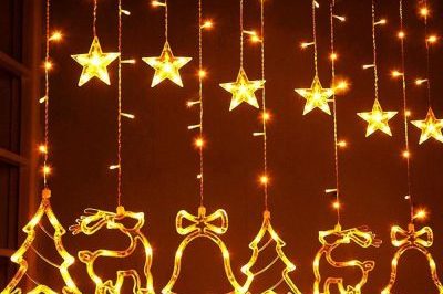 Led curtaint festival diwali party wedding ligh (5)