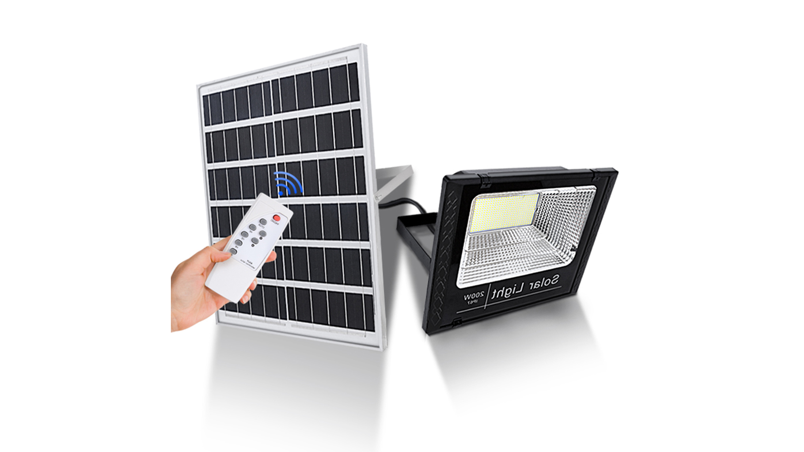 Led flood light with remote control