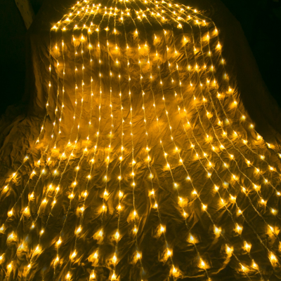 Led outdoor waterfall curtain diwali lights (4)