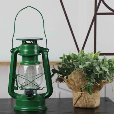 Metal inflatable led solar camping kerosene lantern (2)
