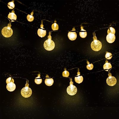 Outdoor Waterproof 20ft Crystal solar string light (6)