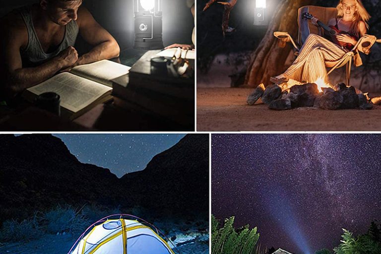 Rechargeable camping light waterproof solar lanterns (4)