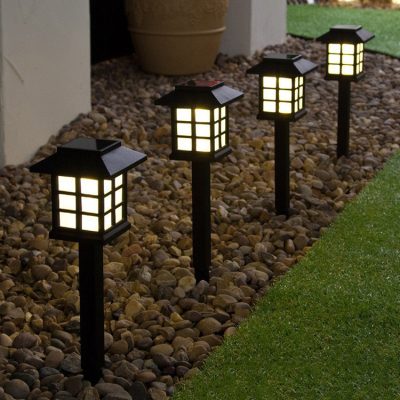 Solar panel landscape garden lights (2)