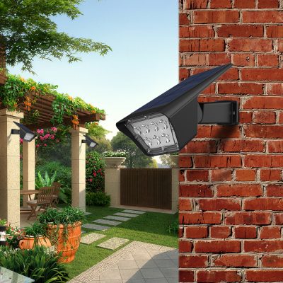 Solar powered spotlight garden light (2)