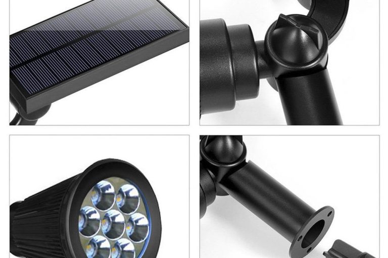 Solar spotlight outdoor color lights (3)