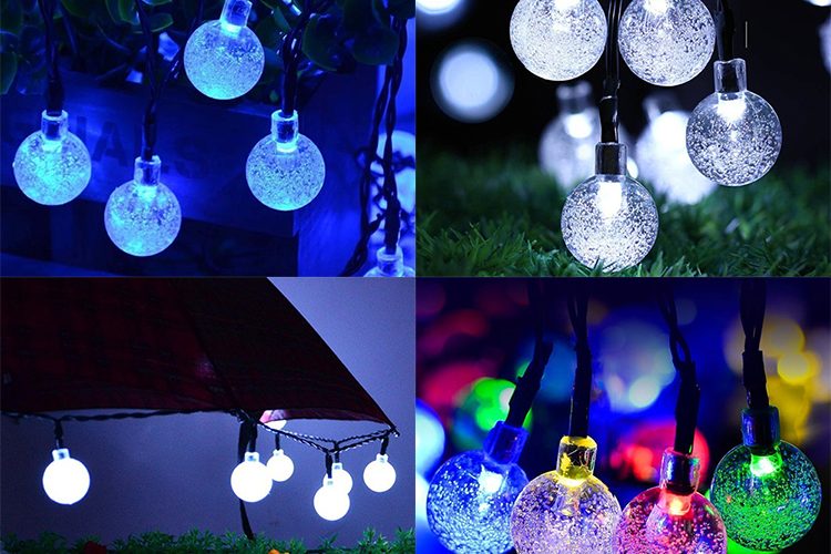 Waterproof christmas solar ball string light (6)