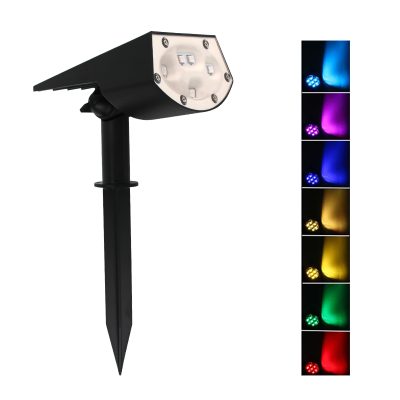 Waterproof smart color changing solarlandscape lights (5)